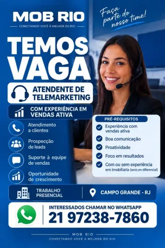 CONTRATA-SE TELEMARKETING