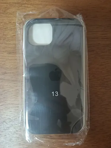 Capinha Silicone Aveludada iPhone 13 Preta - Nova Na Embalagem