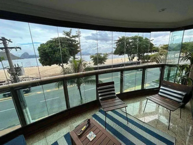 Apartamento Alto Padrão Vista Mar, Praia da Icaraí | 4 quartos, Vaga tripla