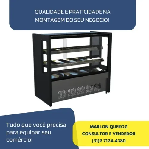 Balcão Estufa 1,25M Polar Novo