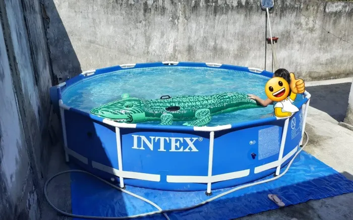 Vendo Piscinasvendo piscina Intex 6.553L em Plástico Estruturada Redonda Prism Frame Intex