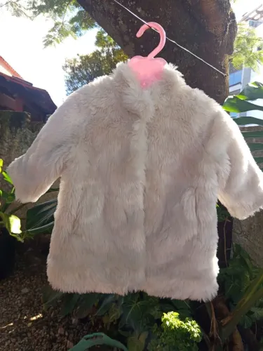Casaco peludo 12meses