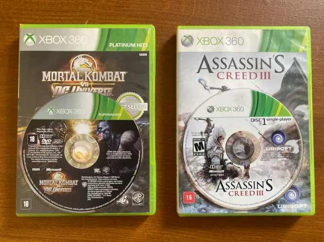 Assasins Creed 3 + Mortal Kombat vc DC Universe 