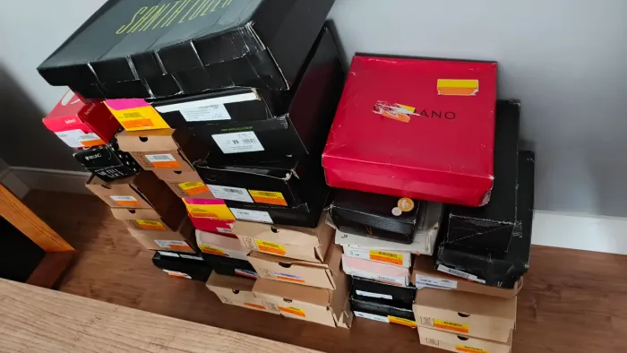 Lote de sapatos várias marcas preço negociável