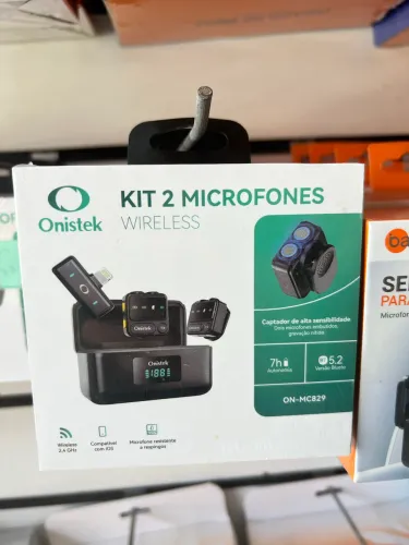 Microfone de Lapela Profissional IPhone Lightning
