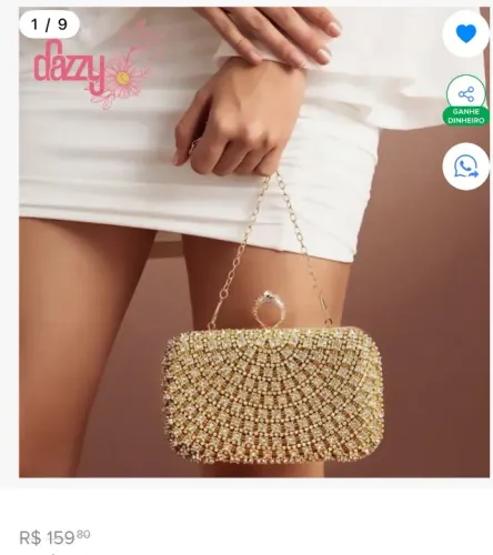 Bolsa dourada