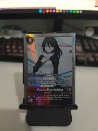 Yuuko Kamishiro BT22-083 SR Foil Digimon Card Game Cyber Eden