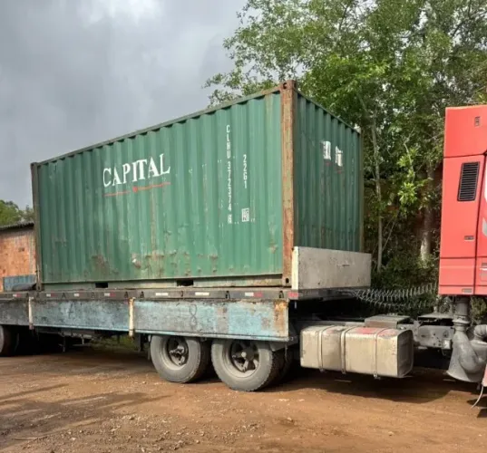 container de 20 pés 