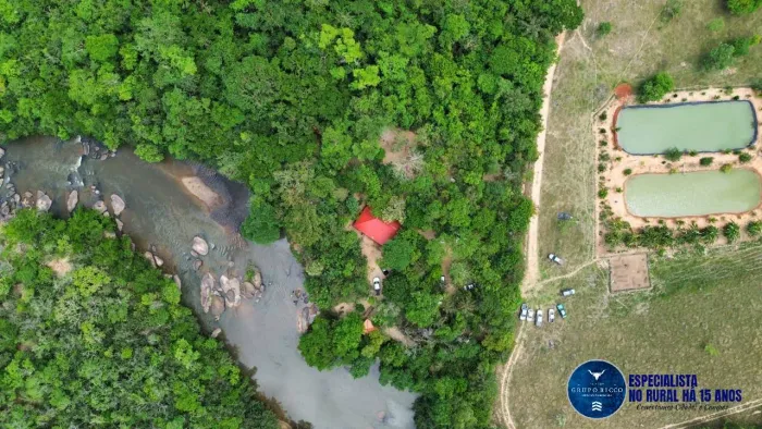 Chácara à Venda em Santa Cruz de Goiás | 2,5 Alqueires | Vista para o Rio