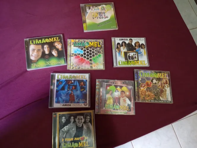 08 cds de limão com mel coleção pra quem gosta de música boa 