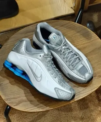 Nike shox r4 blue lagoon seminovo original