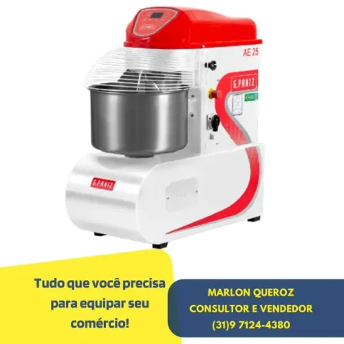 Amassadeira 25 Quilos Espiral G.Paniz Monofásica 
