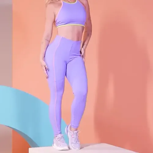 legging virgínia donna carioca euphoria lilas tam m nunca usada