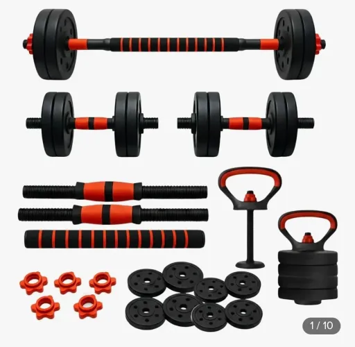 Kit de musculação 