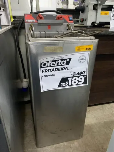 Fritadeira elétrica água e óleo seminova
