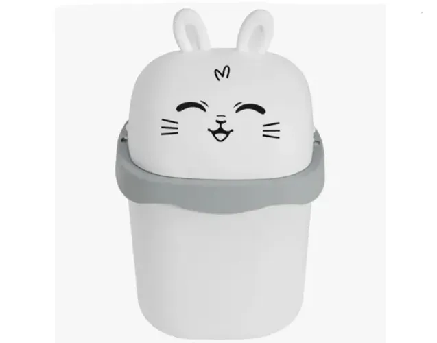 Cesto De Gato Decoração Lixeira Pequena 1,5 Litro