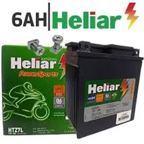 PROMOÇÃO Bateria Heliar Htz6 Original Honda
