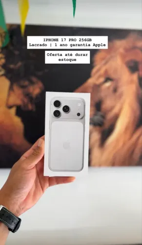 iPhone 17 pro Silver lacrado!