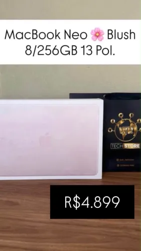 MacBook Neo 8/256 GB 13 Pol. Blush