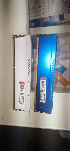 Kit 2 memórias kigston hyperx original ddr3 8gb cada 1600 hz
