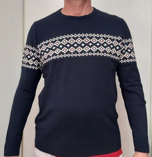Blusa de lã da Polo Wear TAM G azul marinho