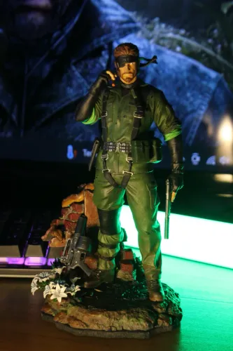 Boneco de Metal Gear Solid, Big Boss, action figure colecionável