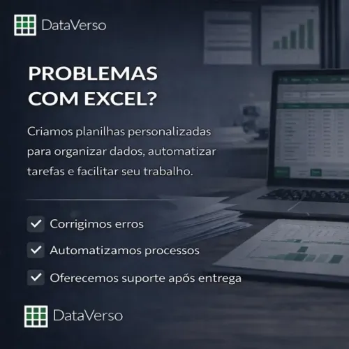 Faço Planilhas em Excel Personalizadas