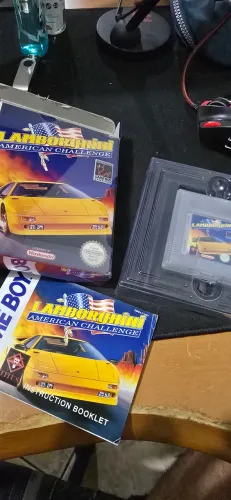 Jogo game boy lamborguini caixa + manual
