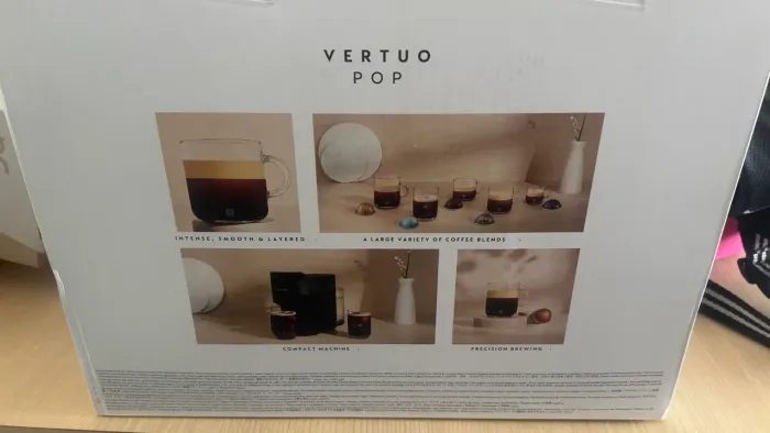 Nespresso Vertuo Pop Preta 220V - Nova e Lacrada