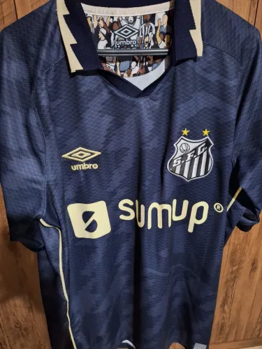Camisa original santos fc 2021 azul marinho