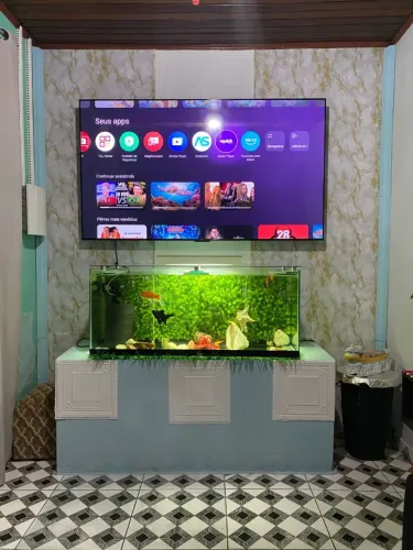 Instalação de suporte de tv