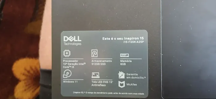 Notebook pouco usado