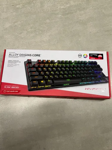 HyperX Alloy Origins Core RGB - Impecável na Caixa