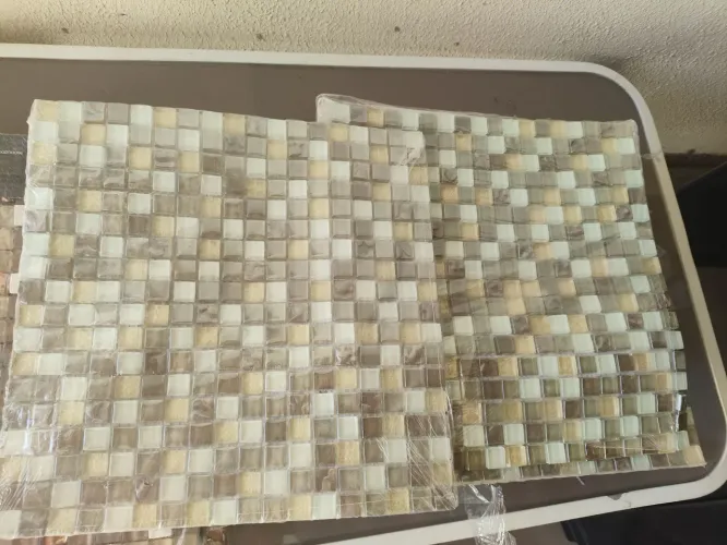 Pastilha de vidro para acabamento 