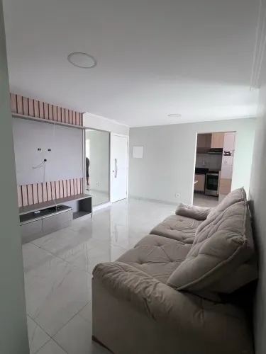 Apartamento semi mobiliado