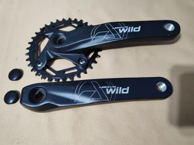 Pedivela Absolute Wild 34D Ponta Quadrada 175mm Mtb