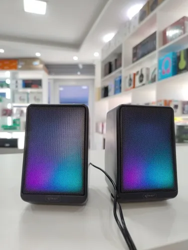 Caixas de Som Gamer RGB KNUP Hórus Estéreo 6W