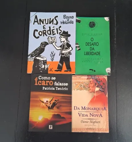Kit de 4 Livros de Poesia com Dante Aligheri, etc