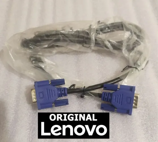Cabo VGA Original LENOVO - 1080p 60Hz - 1.5 Metros - R$: 25.00 Cada - Novo OK