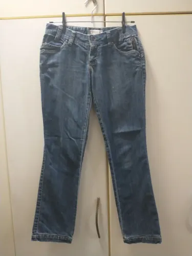 calça jeans reta da from
