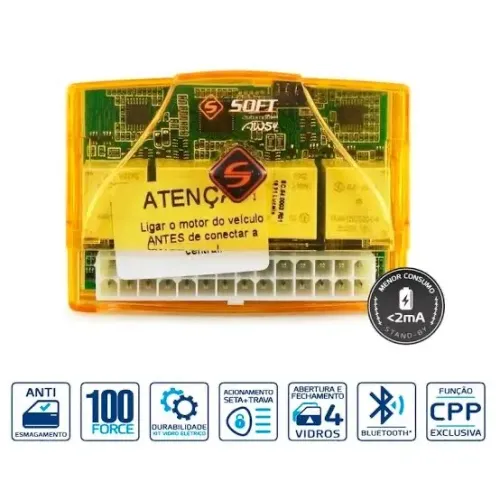Módulo Universal Vidro Elétrico 4 Portas AW 54 Soft