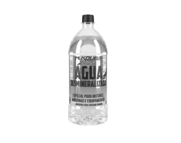? Água Desmineralizada KOUBE Premium 1L -A Qualidade Suprema para Seu Radiador e Bateria