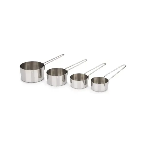 Conjunto medidores brinox 4 xicaras inox 240 120 80 e 60ml inox top pratic 2203301