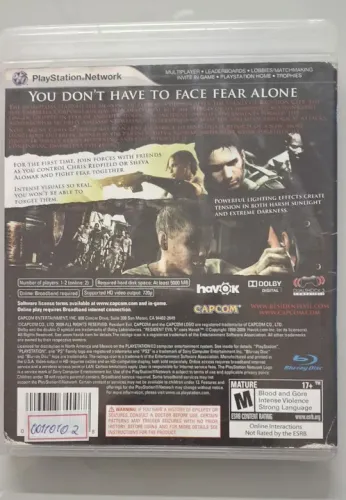 Resident Evil 5 MÍDIA FÍSICA (Jogo PS3 - Playstation 3) 