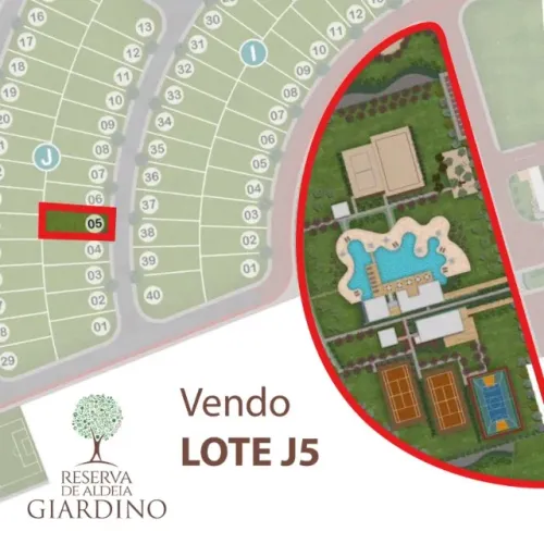 Seu refúgio em Aldeia: Terreno pronto para construir no Cond. Reserva Giardino