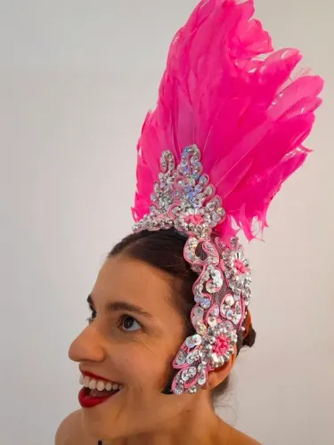 Tiara pra festas de Pena Rosa da Tailândia