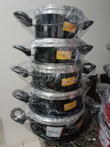 Panelas com Tampas de Vidro