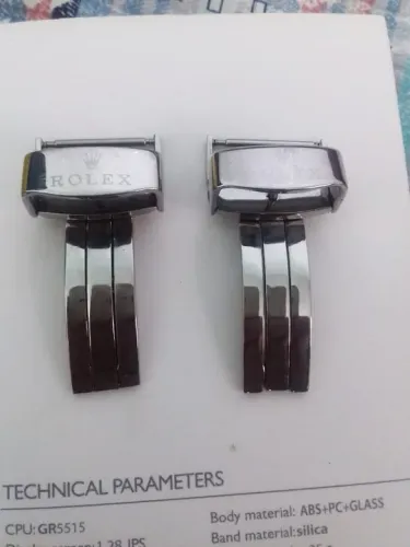 Fecho Deployant para Relógio  Rolex 18mm em aço inox