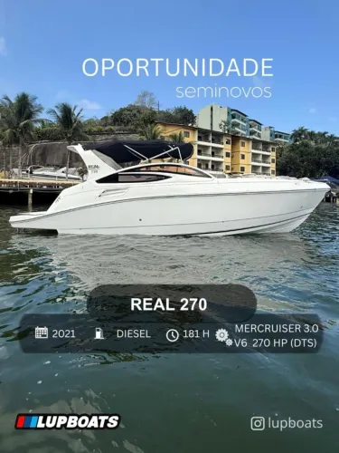 LANCHA REAL 270 DIESEL - 2021 (FOCKER, VENTURA, CORAL, NX)