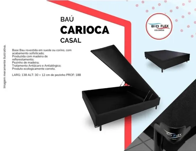 Base bau casal Bioflex Black Friday 